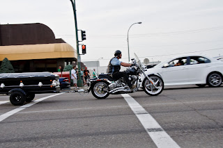 Motorbike and Coffin