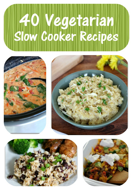 40 Vegetarian Slow Cooker Recipes | 365 Days of Slow Cooking | Bloglovin’