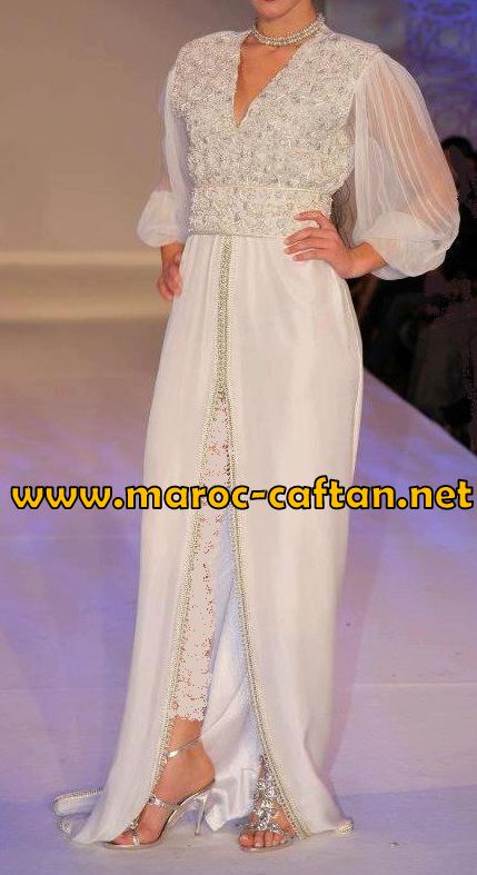  Caftan marocain moderne - Caftan jeune fille - Caftan marocain moderne pour jeune fille Caftan+de+mariage+avec+pantalon