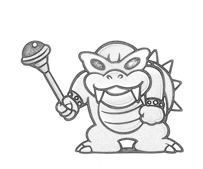 Roy Koopa Staff Coloring Pages roy-koopa-staff-coloring-pages