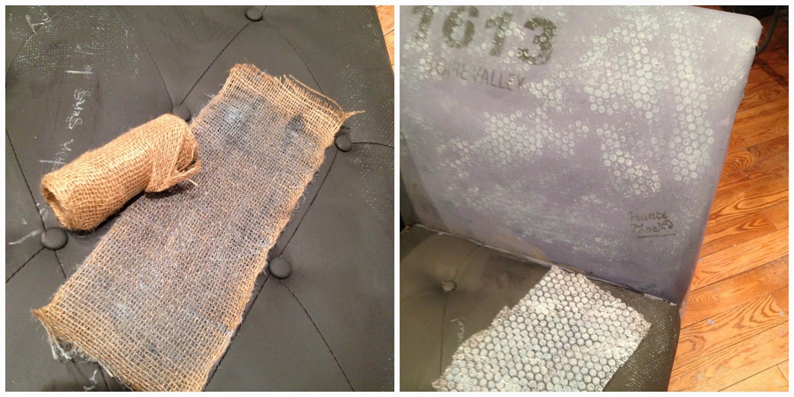 Painting leather with Chalk Paint™ decorative paint by Annie Sloan.