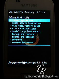 Cara Masuk Download Mode dan Recovery Mode Galaxy Mini GT-S5570