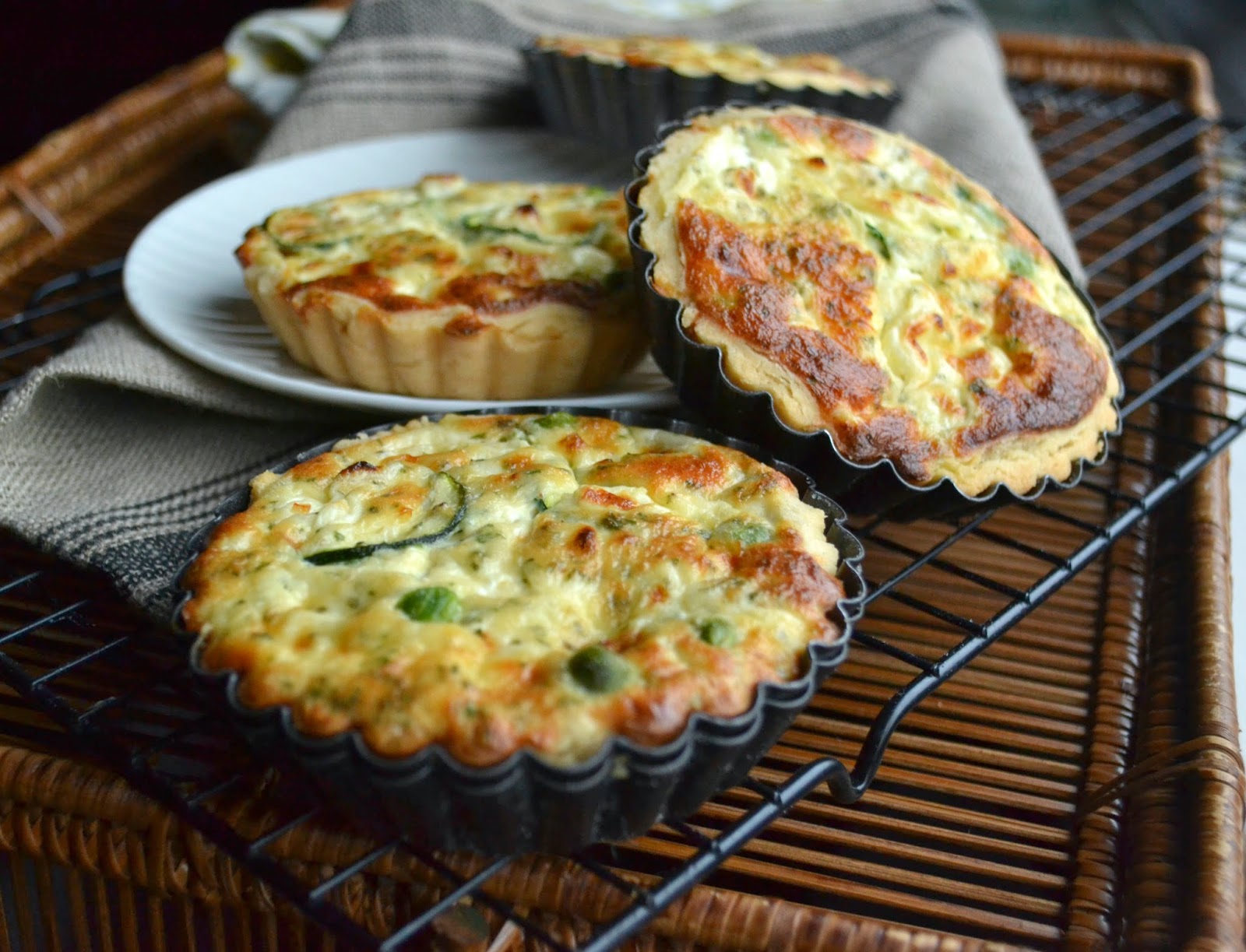 Cottage cheese and peas quiche A Kingdom For A Cake