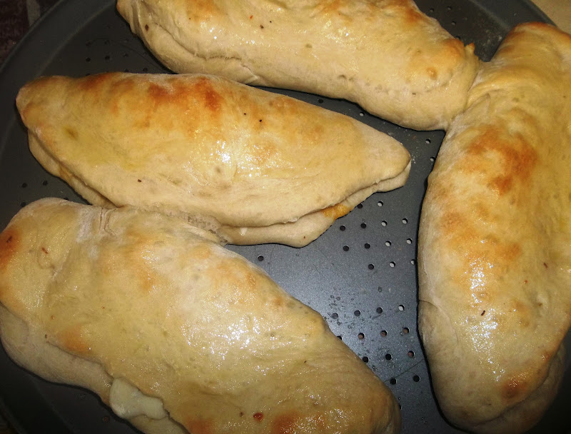 It's All About a Good Recipe Calzones using frozen dough balls from