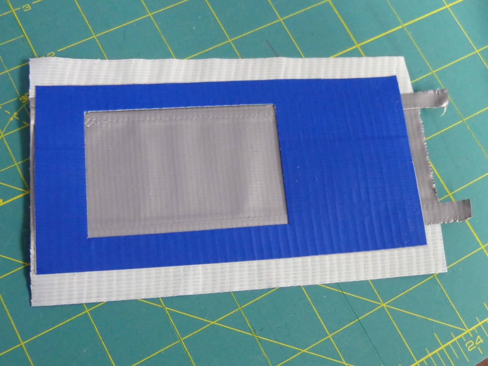 Simply Devine Collegiate Luggage Tags, using Duct Tape!