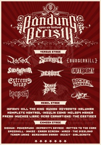 TODARKNES6_NEWS: BANDUNG BERISIK "VERSUS THE WORLD" ON 13 April 2013