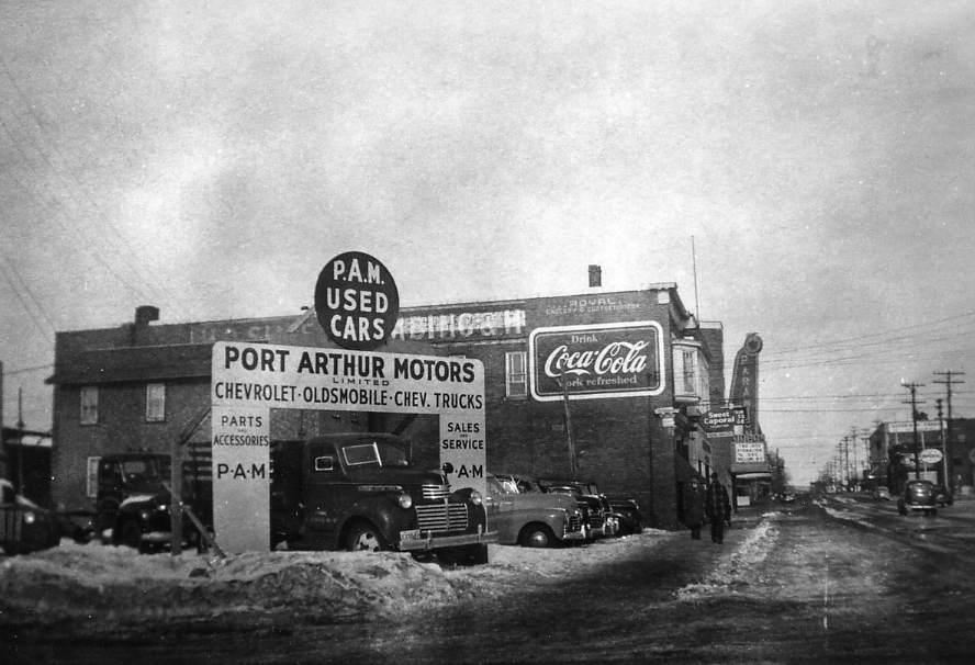 HOT RODS and JALOPIES More Port Arthur and Fort William then's, now's