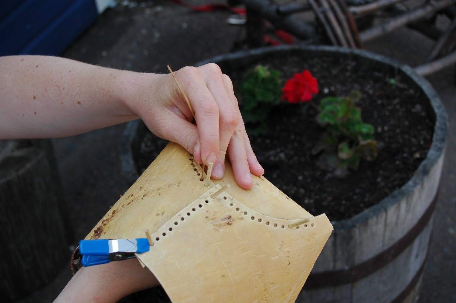 Birch Bark Berry Basket North House Folk School