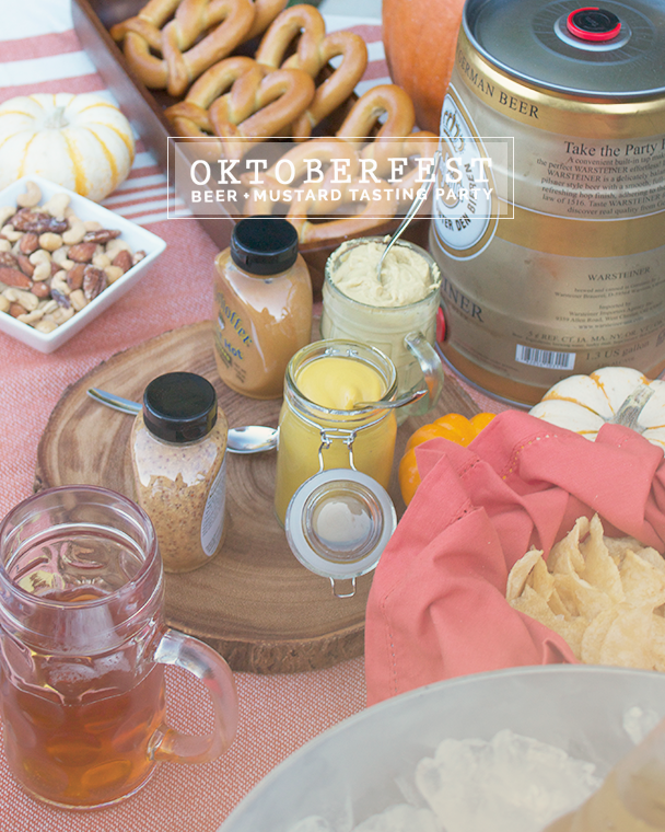FOR THE LOVE OF GOLD oktoberfest beer + mustard tasting party