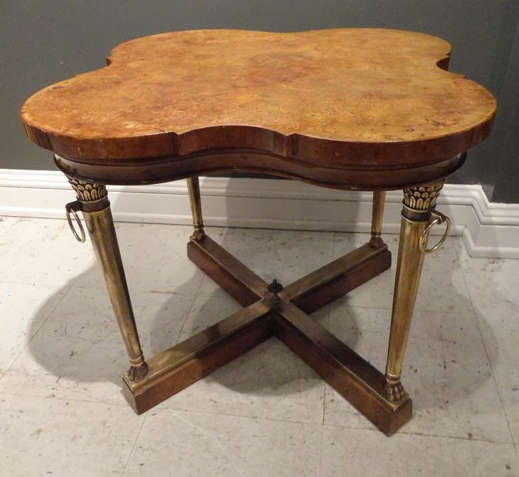 MICHAEL THOMAS "Mastercraft Furniture Co." Quatrefoil Table