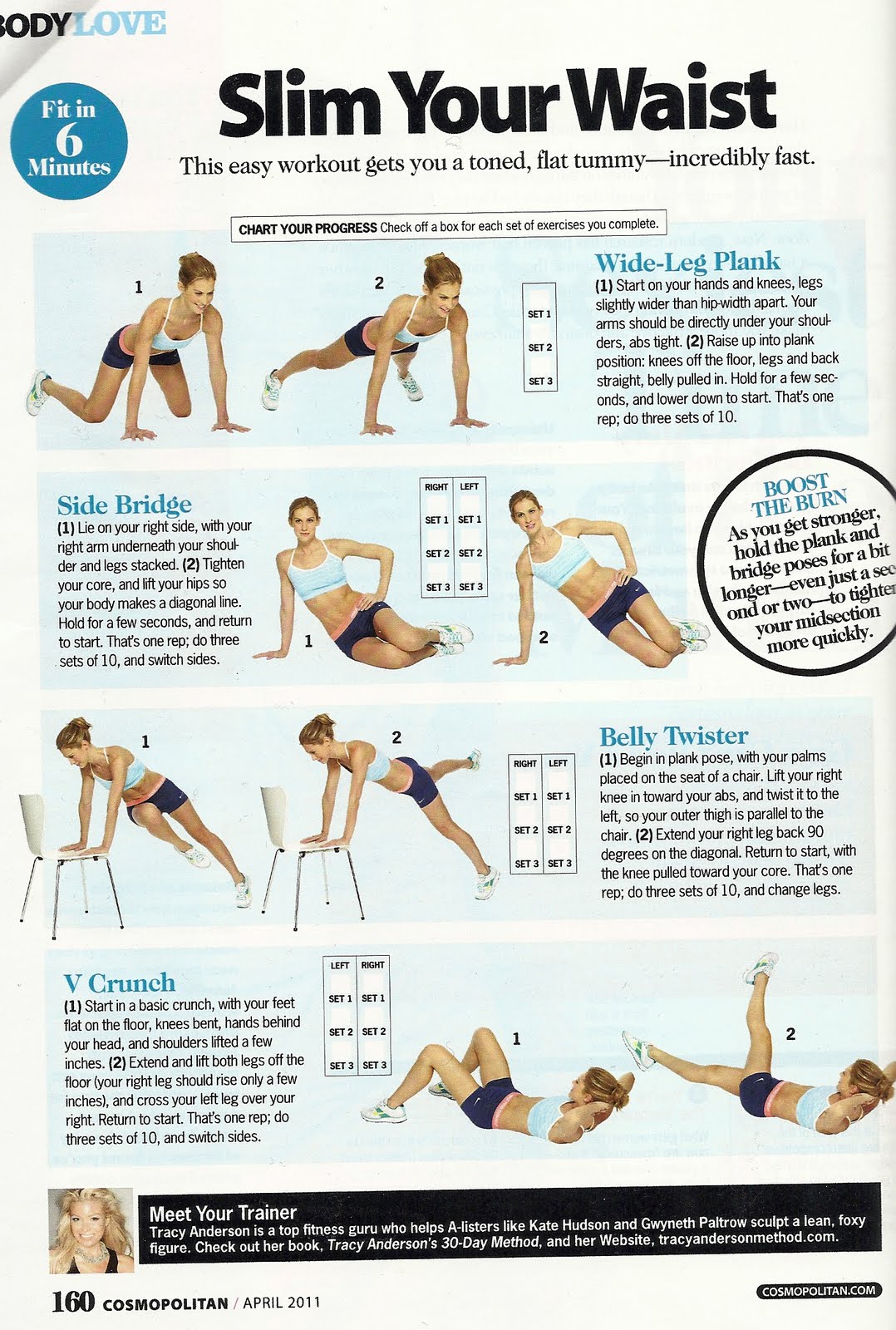 [ domineau//blogspot ]: Exercises for a Slimmer Waist and ...