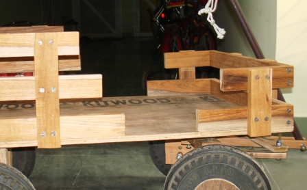 homemade wooden wagon