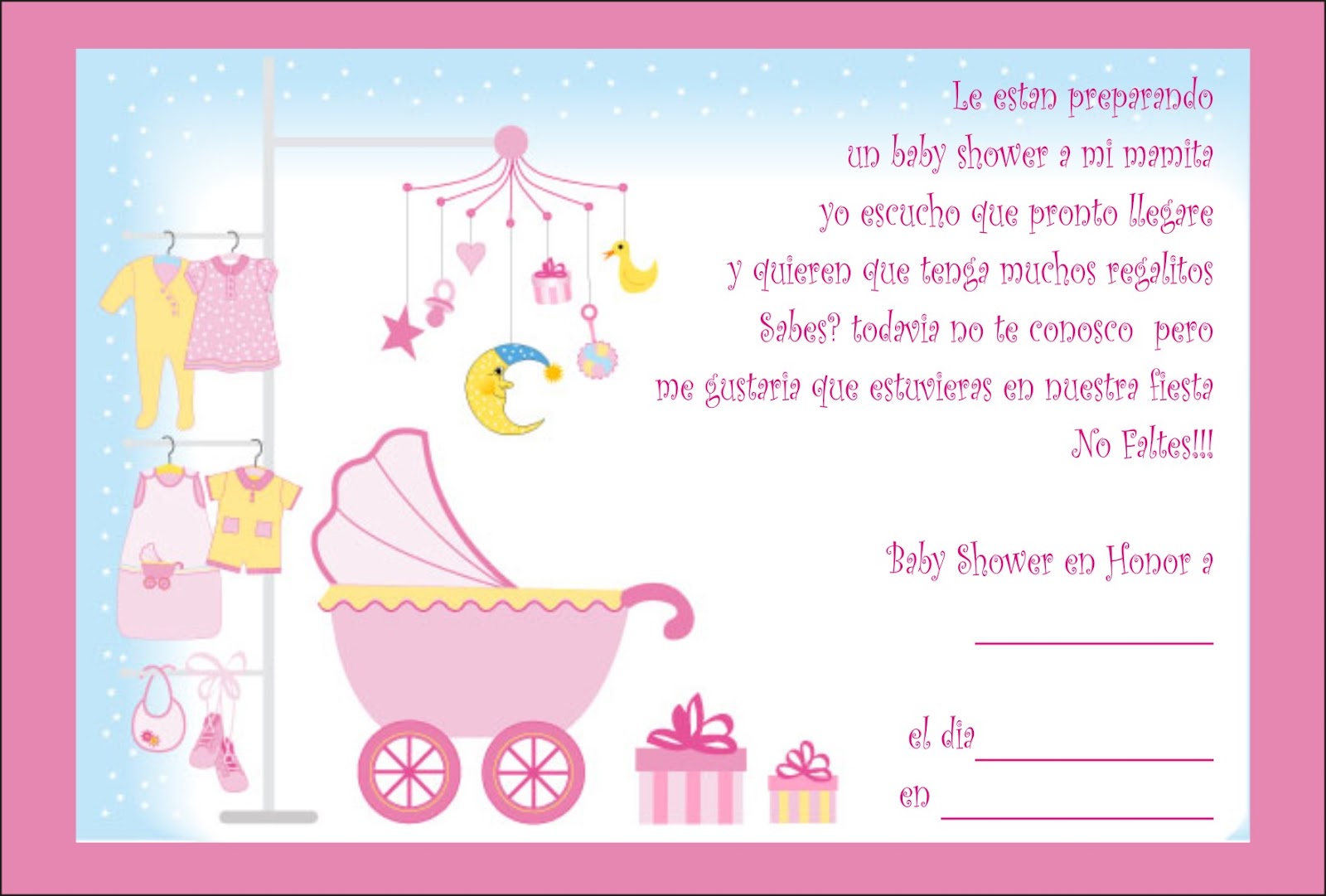 Invitaciones para Baby Shower Blog De Fotografias | Imagenes Gratis