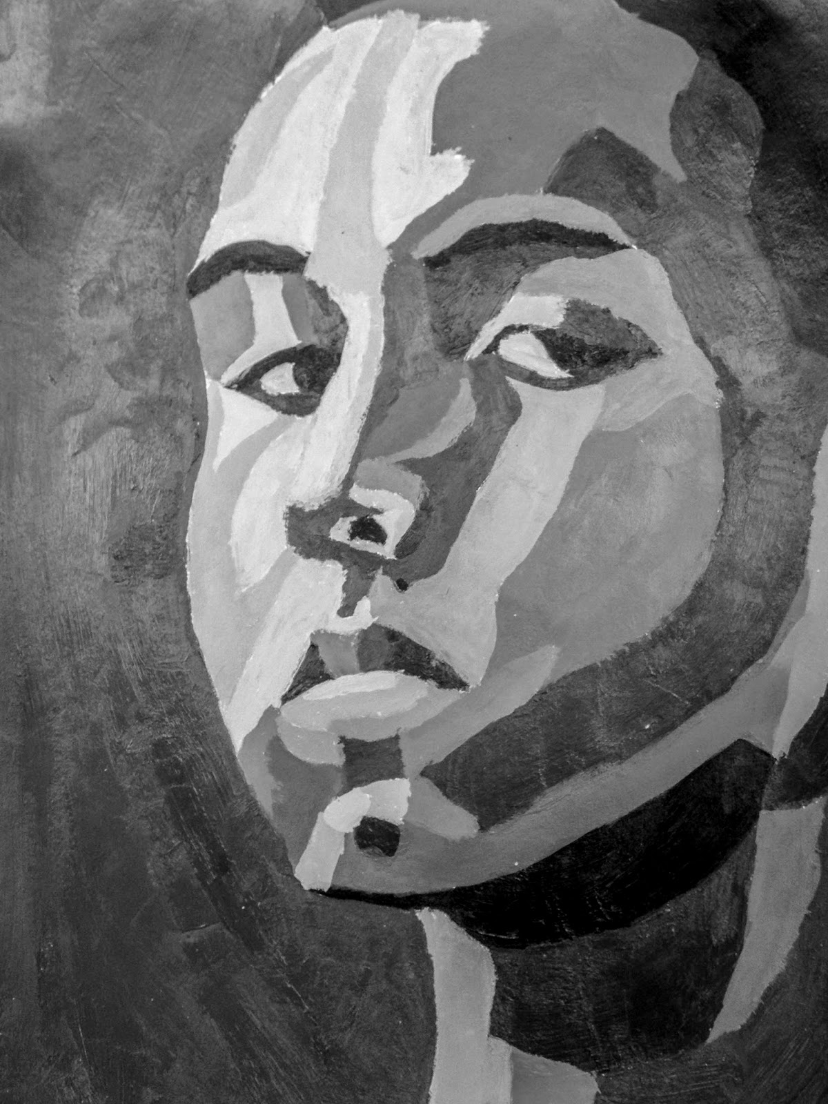 NWSA-2D Art: PROJECT 06: Painted Self-Portrait in Greyscale. Due Nov