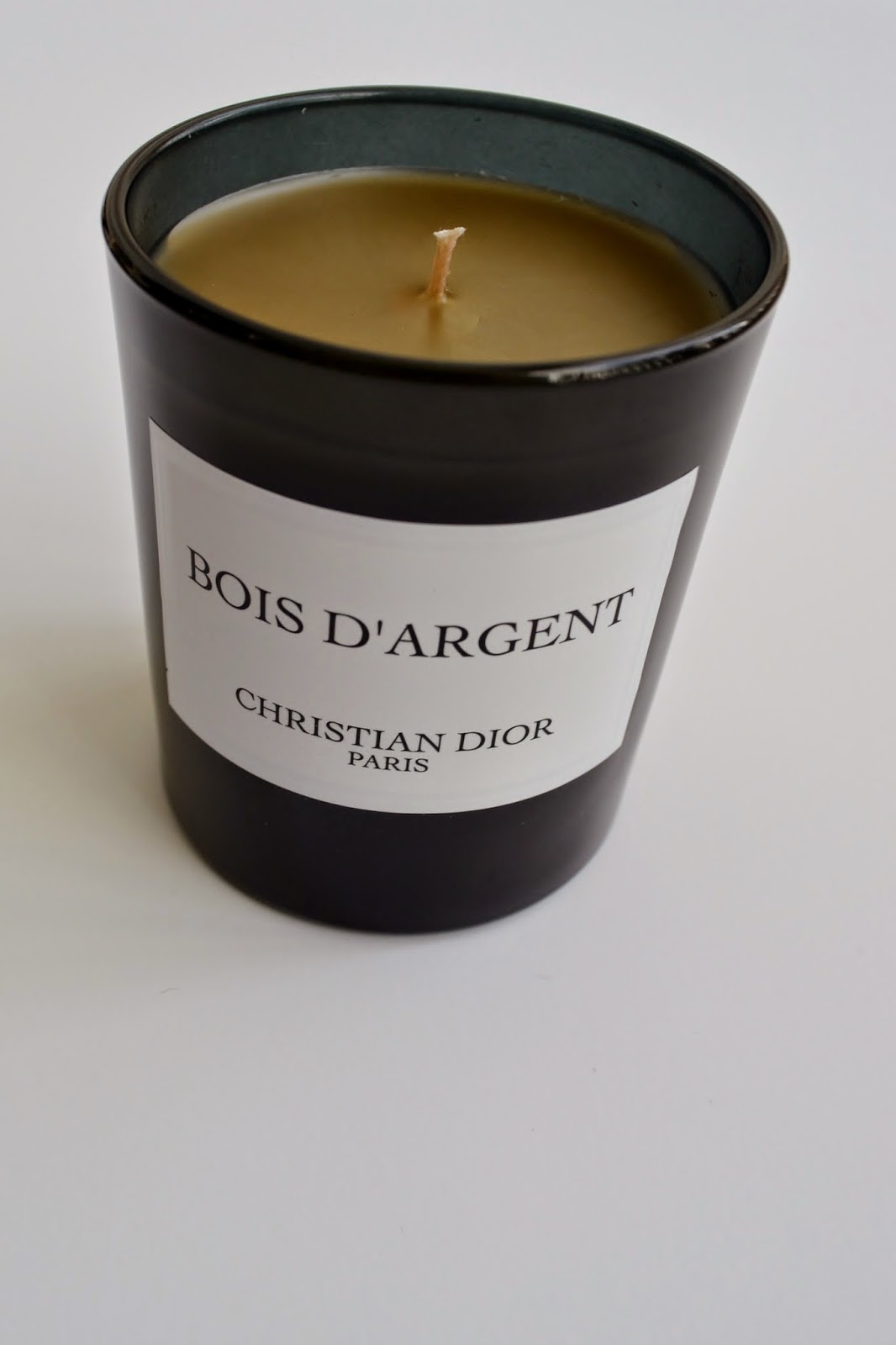 Burn Notice Christian Dior Bois D'Argent Candle of the comely