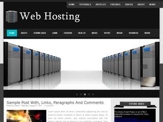 Dwnload Template Web Hosting Blogger