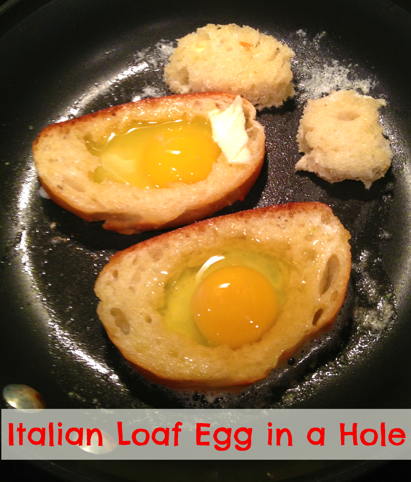 Sunday Brunch Italian Loaf Egg in a Hole & Baked Bacon MyThirtySpot