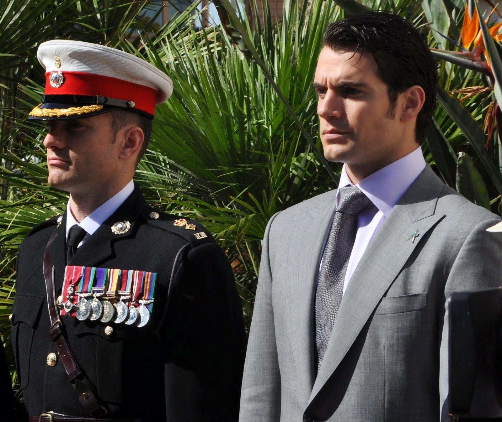 Henry Cavill News Exclusive Photos Royal Marines 350th Anniversary Service In Gibraltar