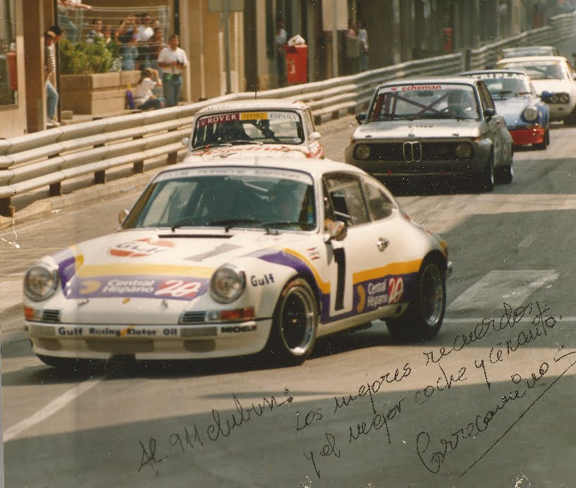 En su queridio Alcañiz , 1993 , trofeo GT que lideró con autoridad
