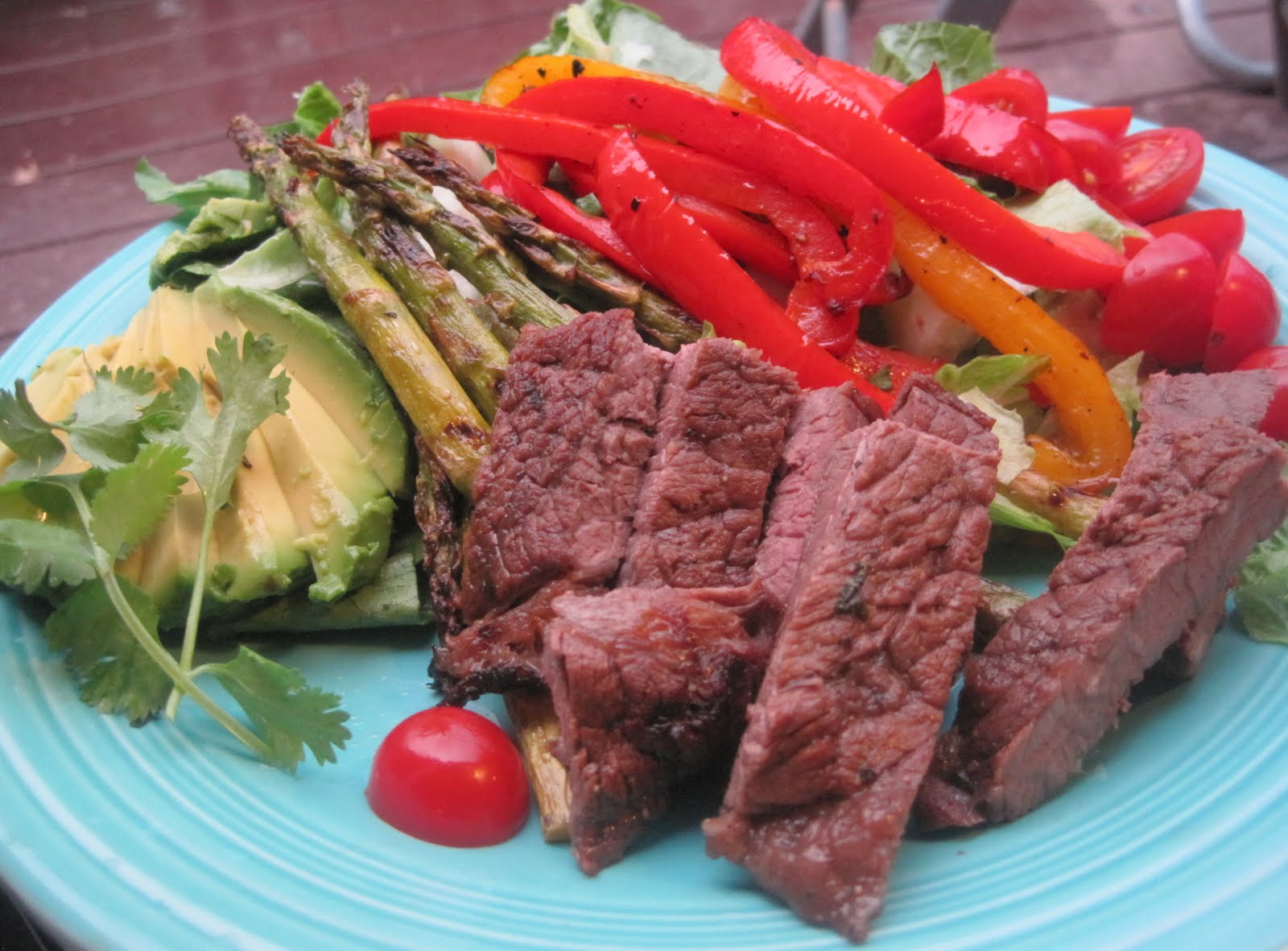 Delectably GlutenFree Grilled Marinated Flank Steak Salad with