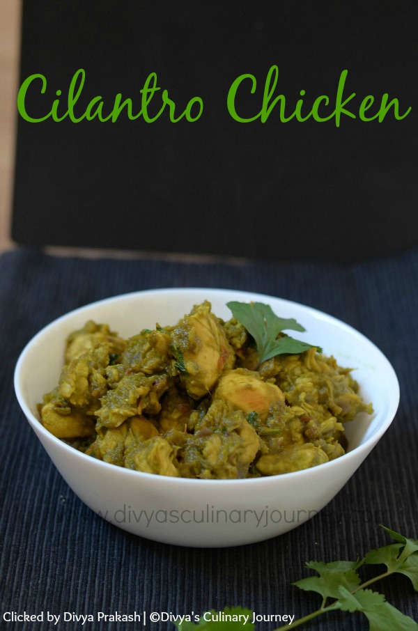 Chicken Curry with Cilantro