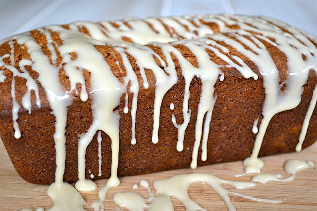 Maple Glazed Sweet Potato Bread | www.motherthyme.com