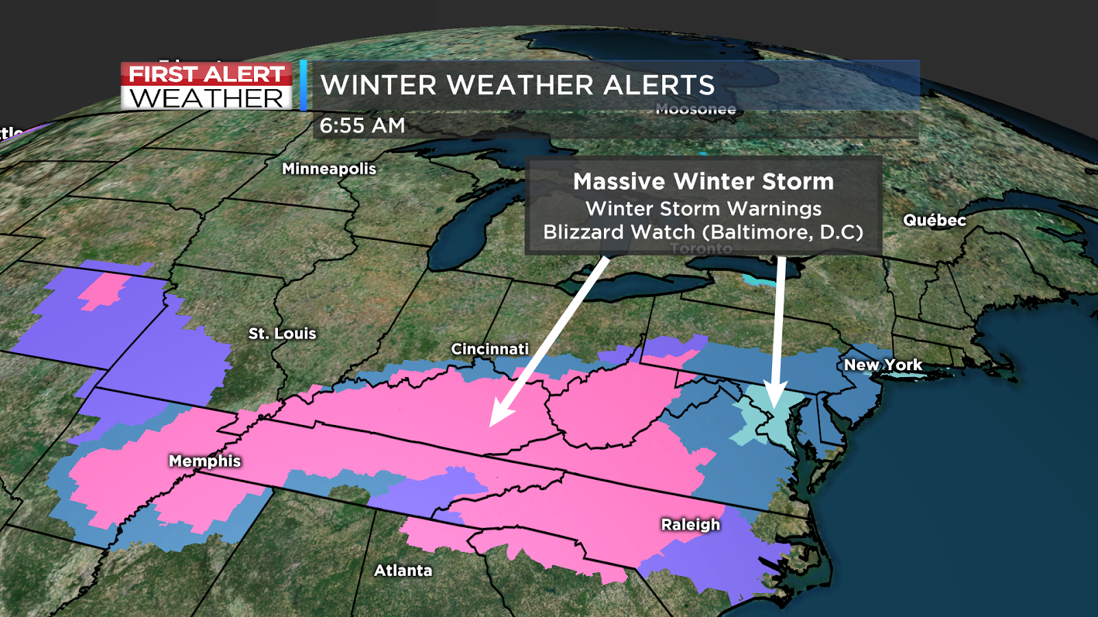 First Alert Weather Historic East Coast Storm Update