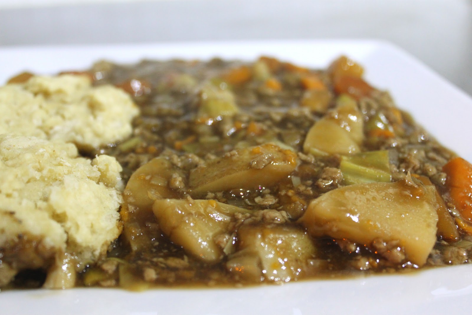 Root vegetable stew with suet dumplings Amuse Your Bouche