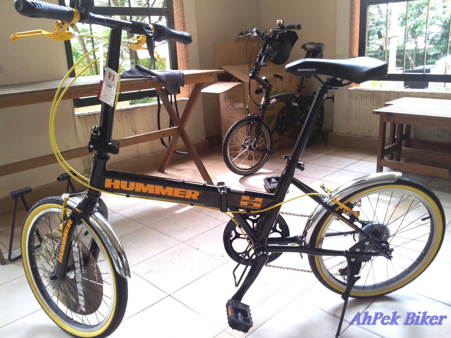 hummer folding bike