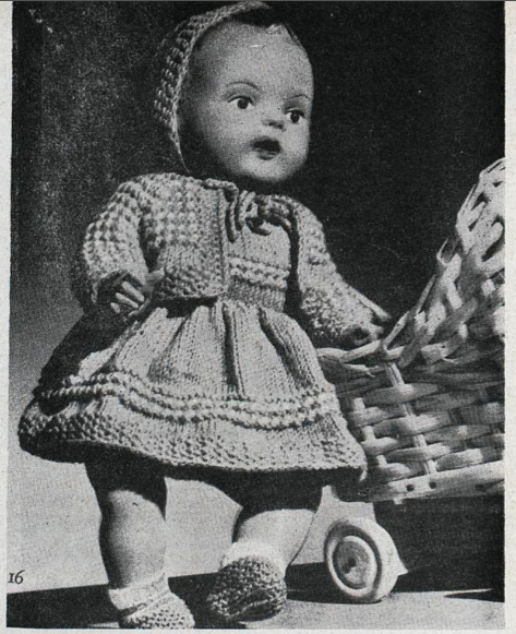 The Vintage Pattern Files: 1960s Knitting - Dolls Clothes
