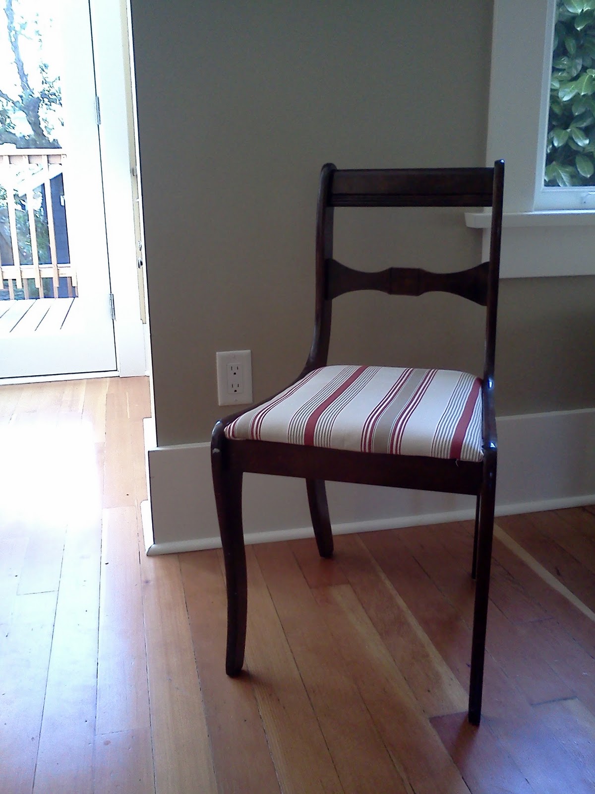 LAX TO YVR REUPHOLSTERED CHAIRS