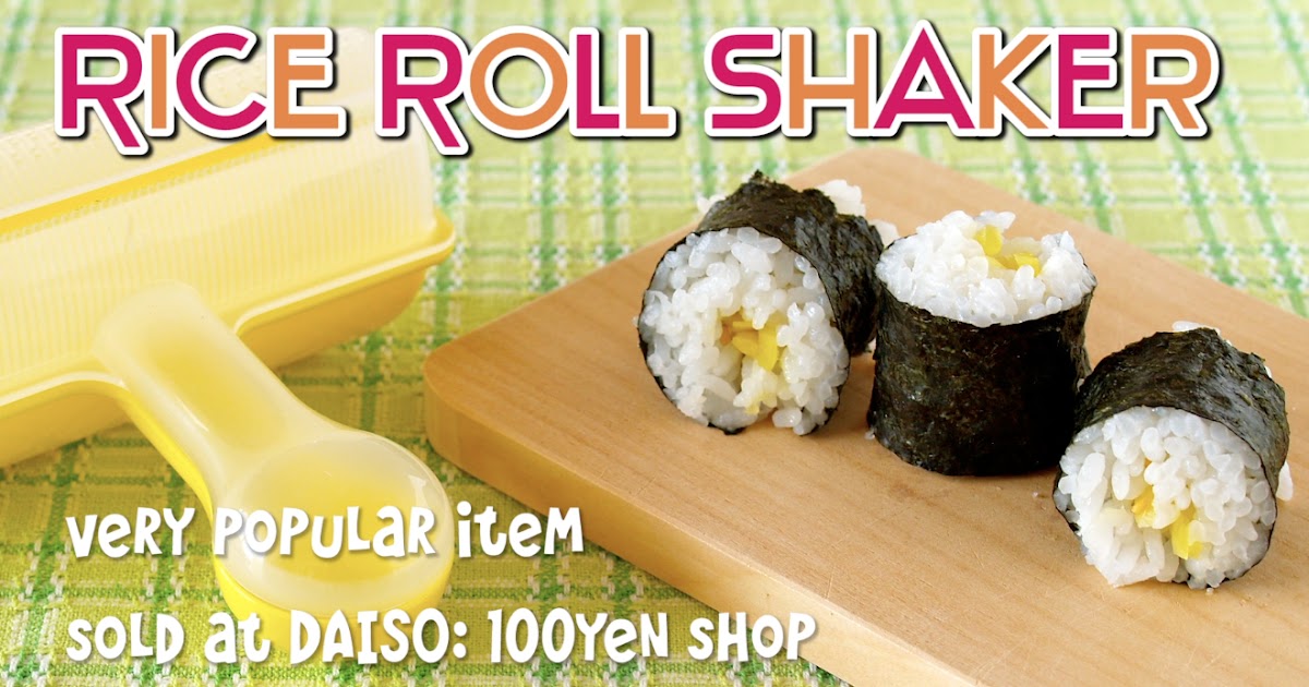 DAISO Rice Roll Shaker Video Recipe Create Eat Happy ) Kawaii
