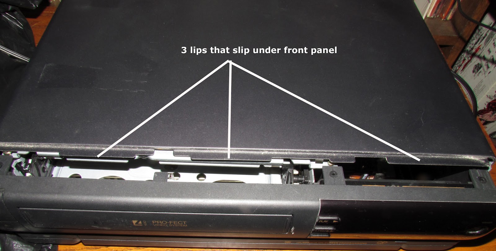 Terrance this is stupid stuff Removing Stuck Tape in Play Position