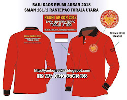 BAJU KAOS REUNI AKBAR SMA SMA 161/ 1 RANTAPAO TORAJA