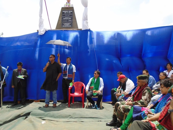  Unveiling Statue of  Kuki Freedom Fighter  Chengjapao Doungel