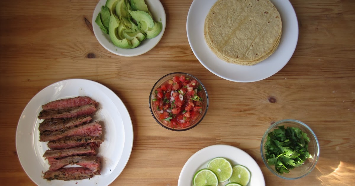 CocinaMaria Flank Steak Tacos with Cilantro Lime Marinade
