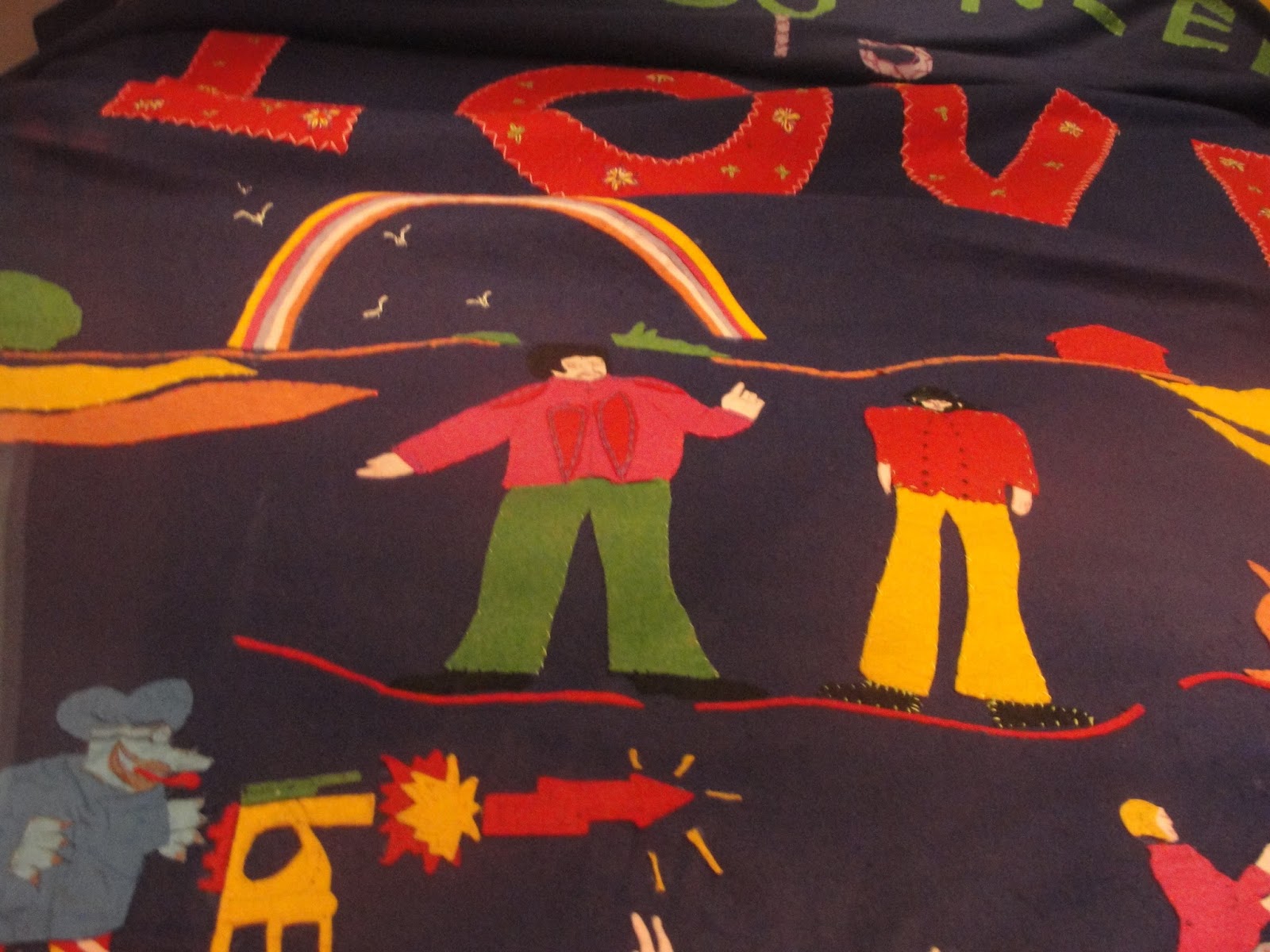 Meet the Beatles for Real The "All you need is love" Bedspread