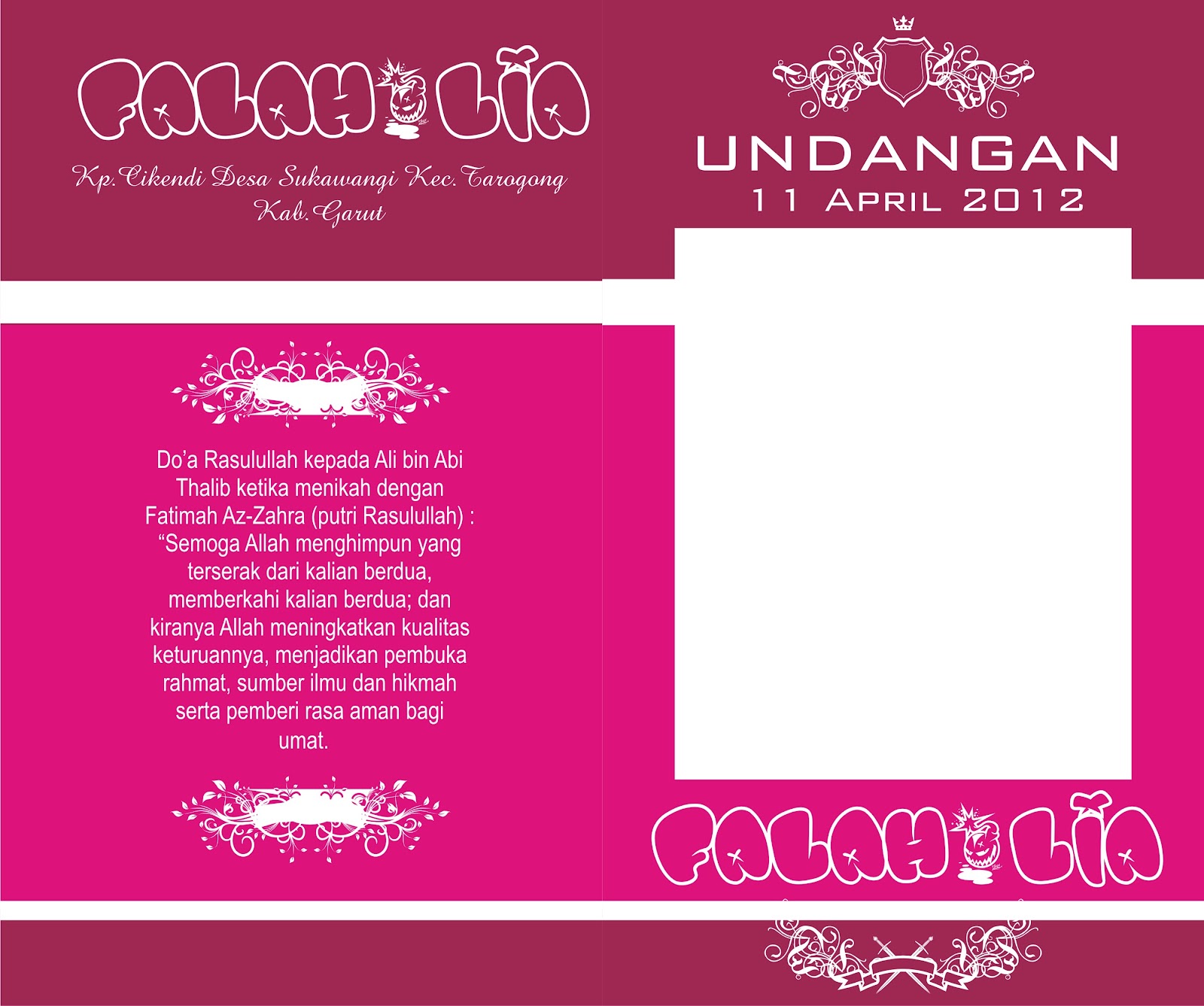 Download Format Undangan Corel Draw Part II Download Format Undangan Corel Draw Part II