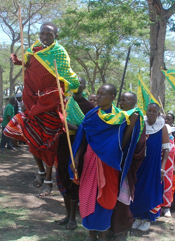 Ngoma wa Kimasai, mkutano wa Meru, Arusha leo.