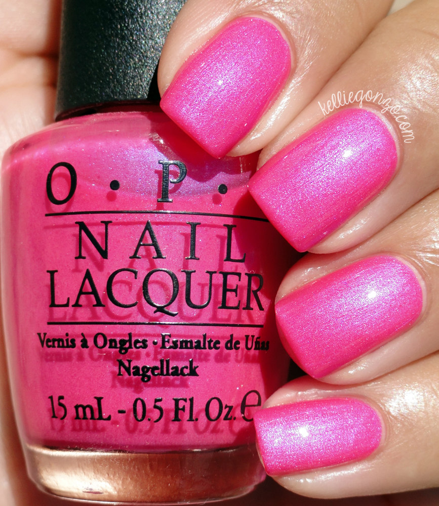 KellieGonzo OPI Brights 2015 Collection Swatches & Review