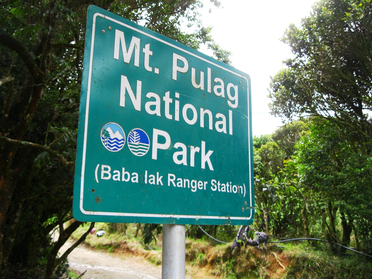 the viewing deck Mt. Pulag National Park