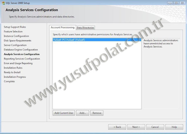 Sql Server 2008 Kurulumu