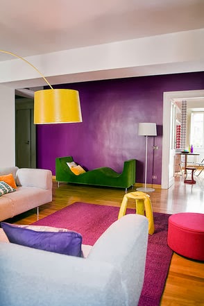 Decoración de salas coloridas - Colores en Casa