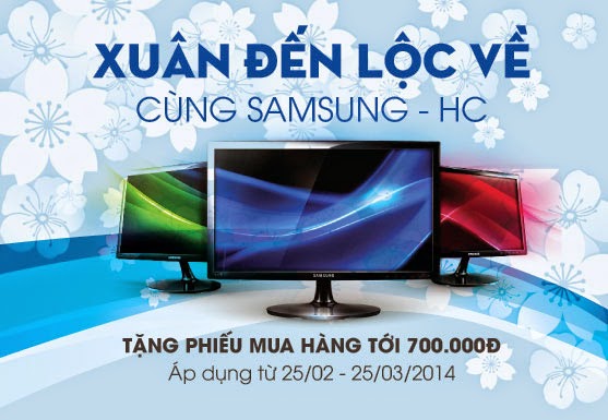 XUÂN ĐẾN LỘC VỀ CÙNG SAMSUNG - HC