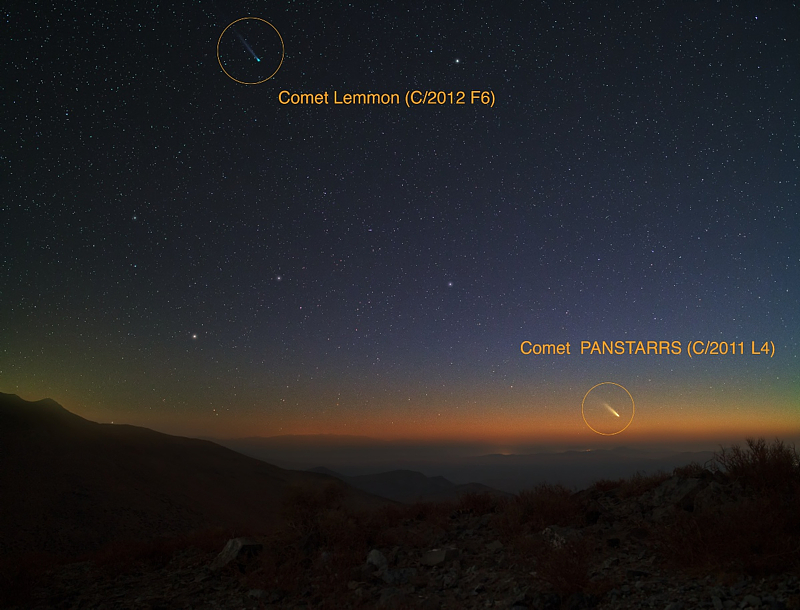 Две новые кометы к нам пожаловали | C2011 L4 (PANSTARRS) & C2012 F6 (Lemmon) | Андрей Климковский