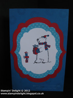 Polar party Framelit card triple layer