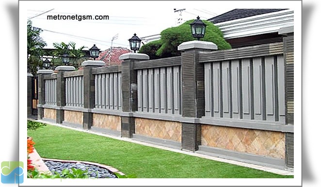 DESAIN PAGAR RUMAH MINIMALIS LENGKAP