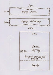 prakarya cara membuat capung kertas 1