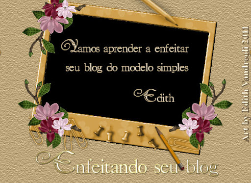 Enfeitando blog