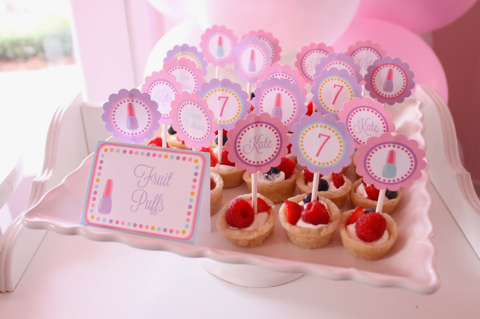 The Larson Lingo Kate's Nail Salon Birthday Party